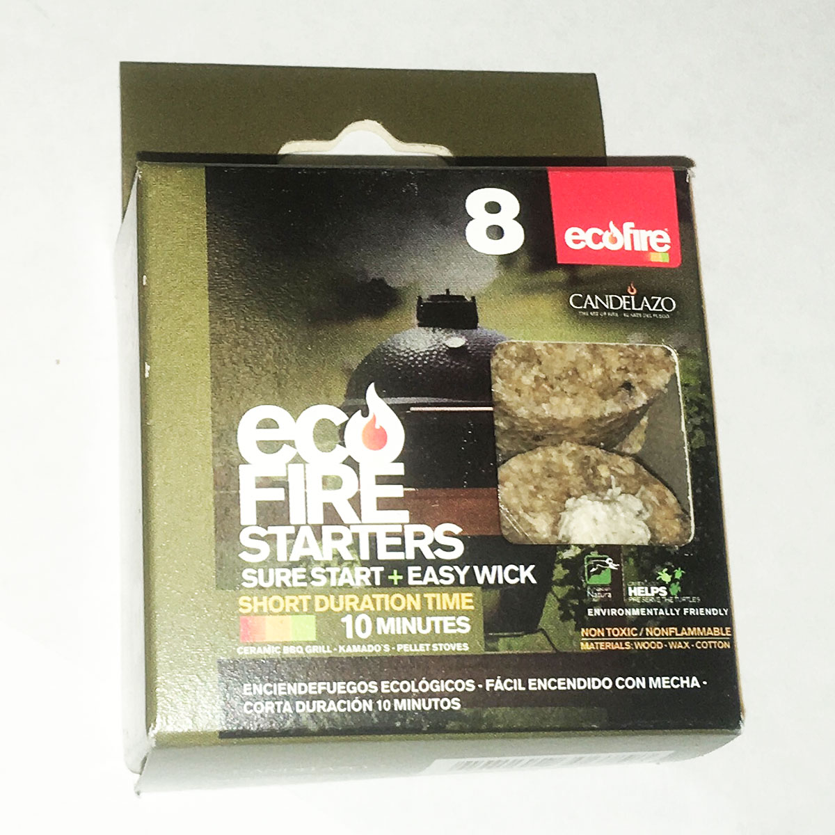 ECOFIRE Ecological Fire Starters Long Duration Time x 48 units.